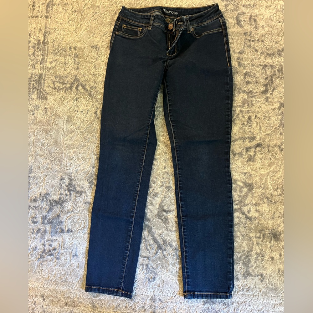 Maurices Blue Skinny Jeans with Slim Fit